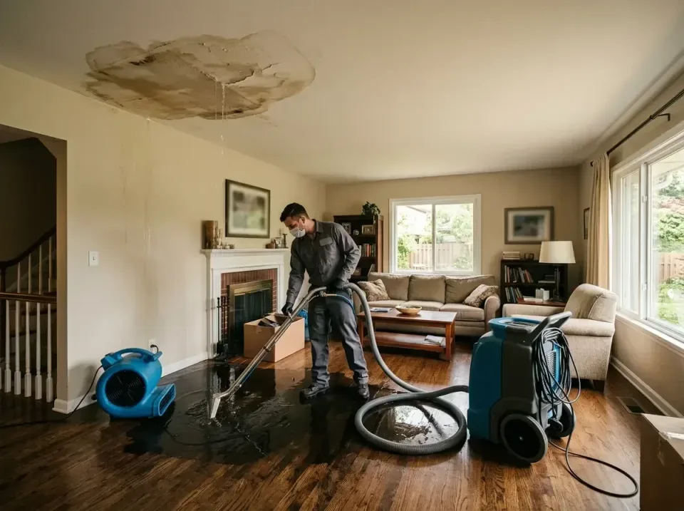 attic-pipe-burst-ceiling-drip-008 — frequently asked questions, Water Damage Restoration & Carpet Care in Margaret, AL